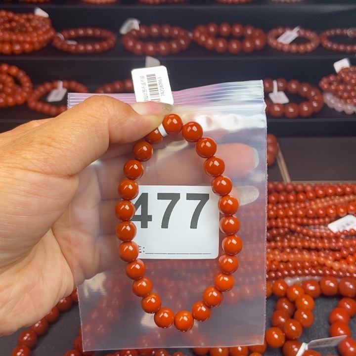 玛瑙/玉髓手串未镶嵌锦**缘