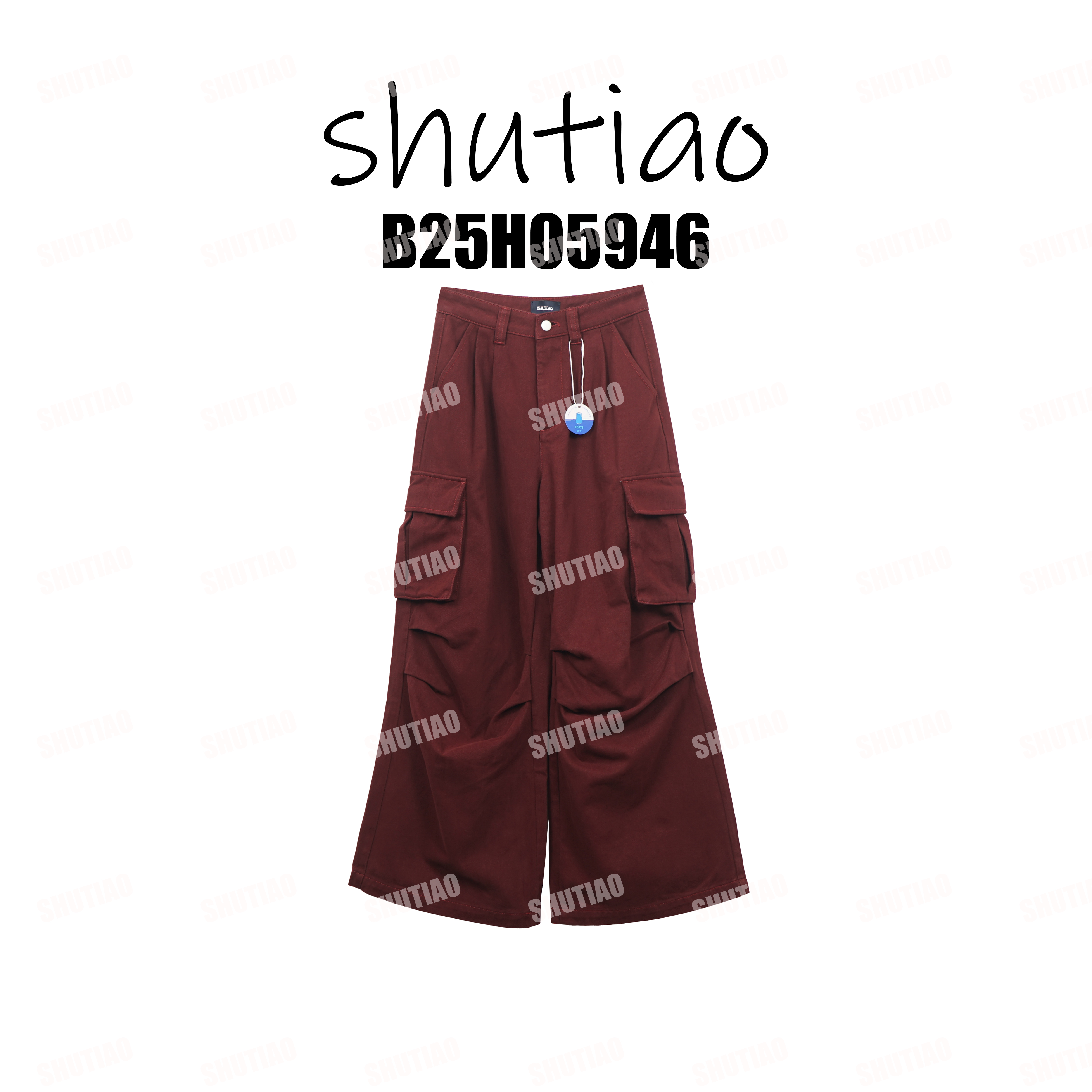 【SHUTIAO】2025冬季：新款小众设计款裤子B25H05946