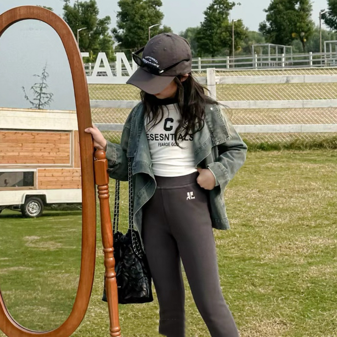 39703高端潮流时尚百搭休闲童装时尚百搭打底裤B13-4-2