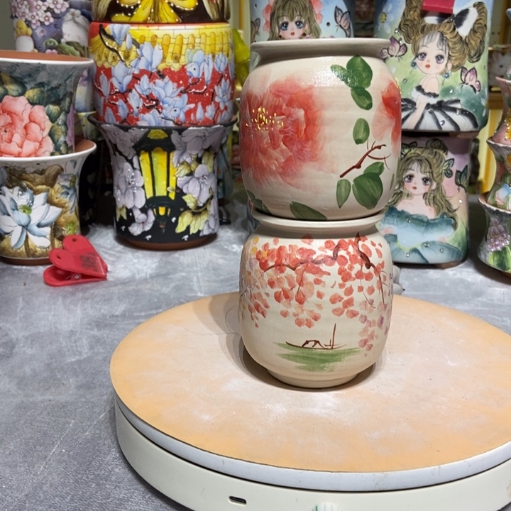 景德镇艺术手绘作品