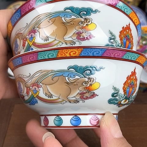 景德镇陶瓷藏式茶碗