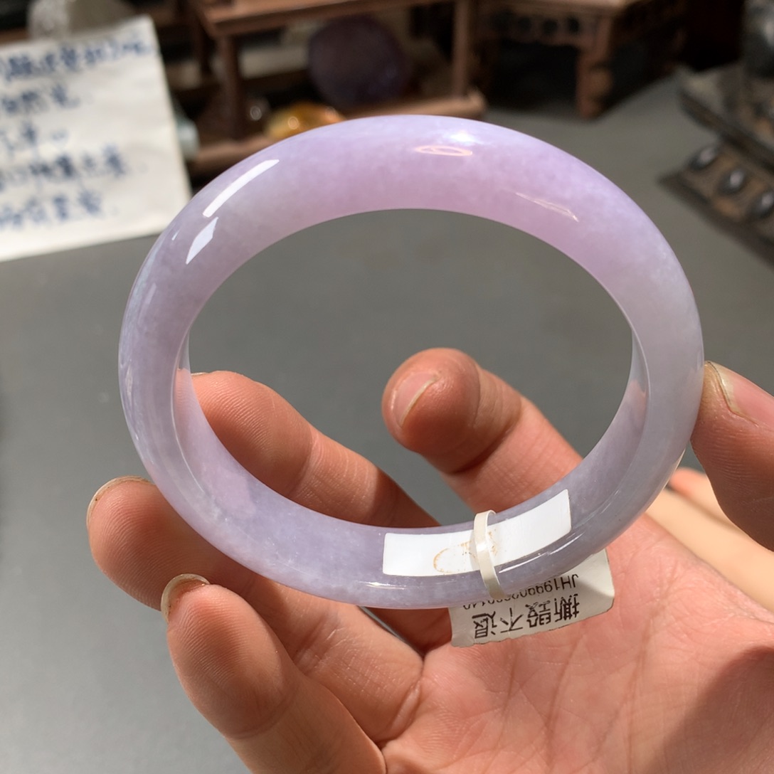 翡翠手镯未镶嵌57.5圈口