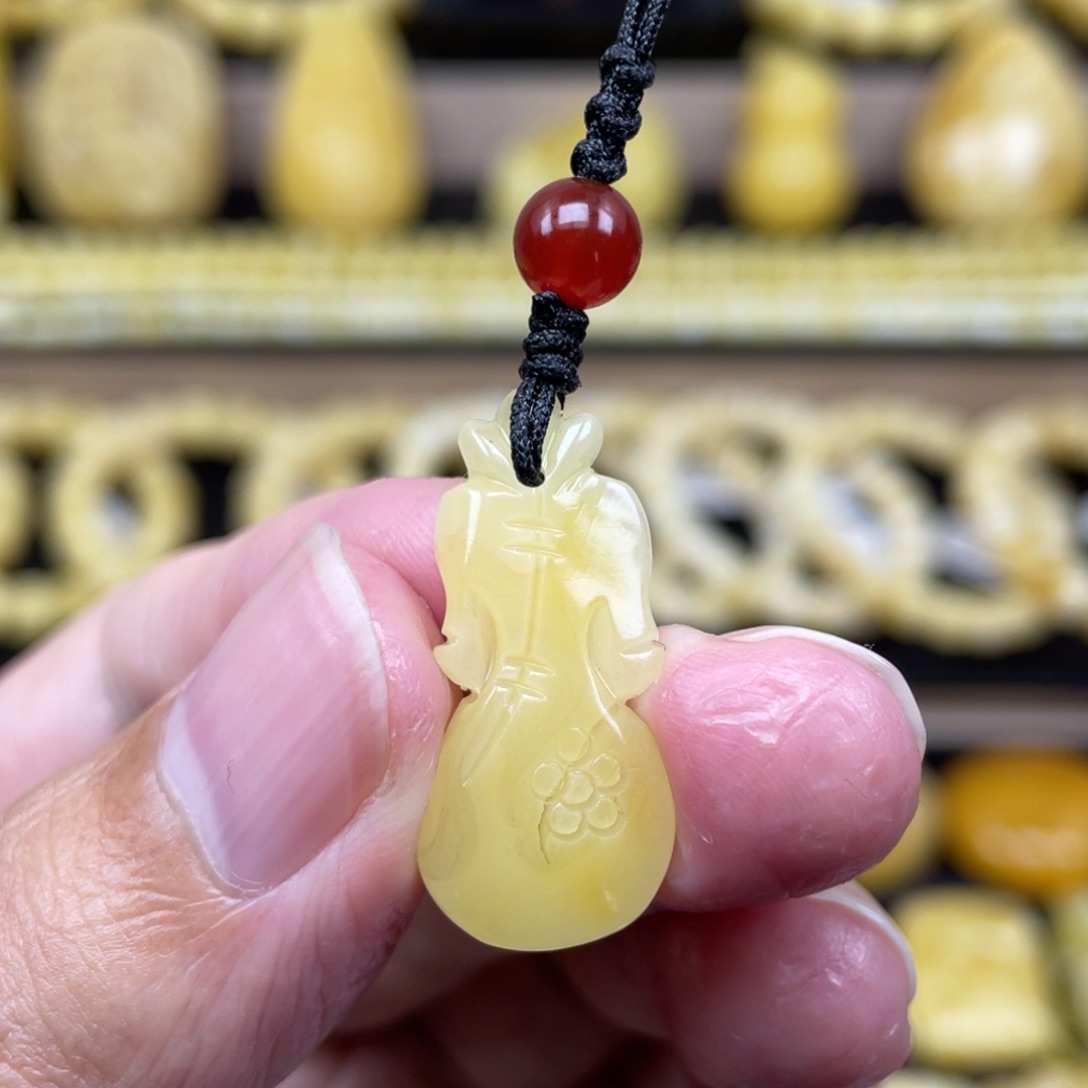 琥珀裸石未镶嵌琥珀蜜蜡