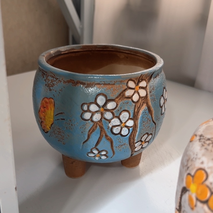 紫砂花盆粗陶材质多肉花盆