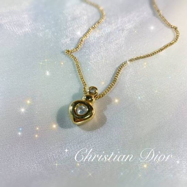 妃鱼/迪奥/镀金/项链/99新/M2/13