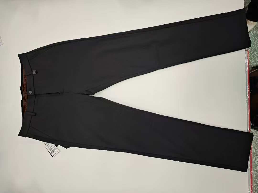 257休闲裤商务风厚款直筒型透气中腰男提花常规款免烫