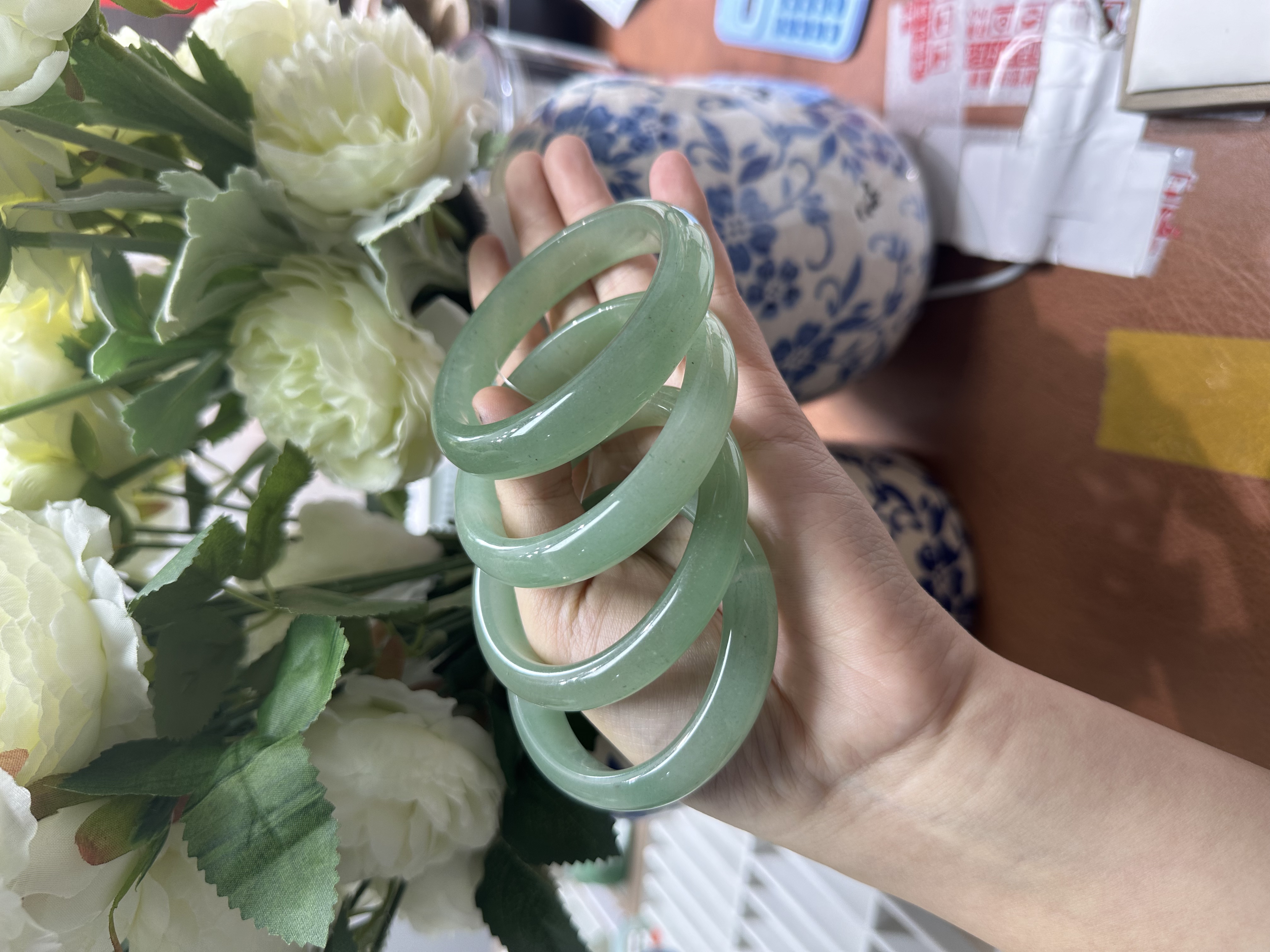 “翠绿”老料天然 东陵玉 色大气淑女仙女气质（多样性发其一） 