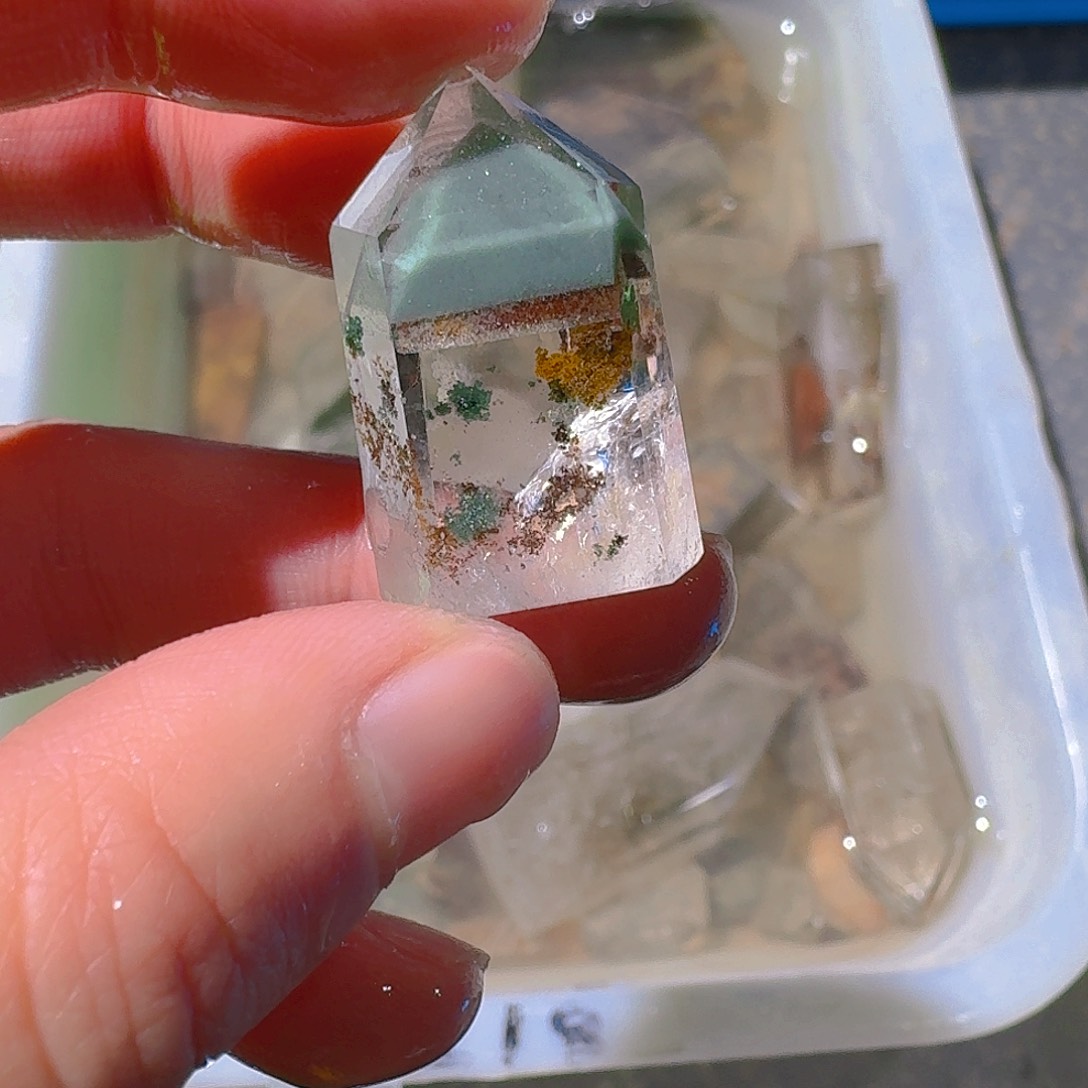 未镶嵌珠宝半成品水晶哒*