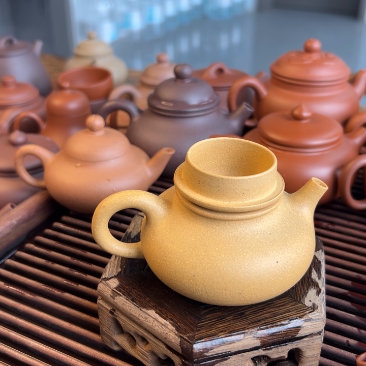 茶案紫砂黄金瑕疵容天120cc