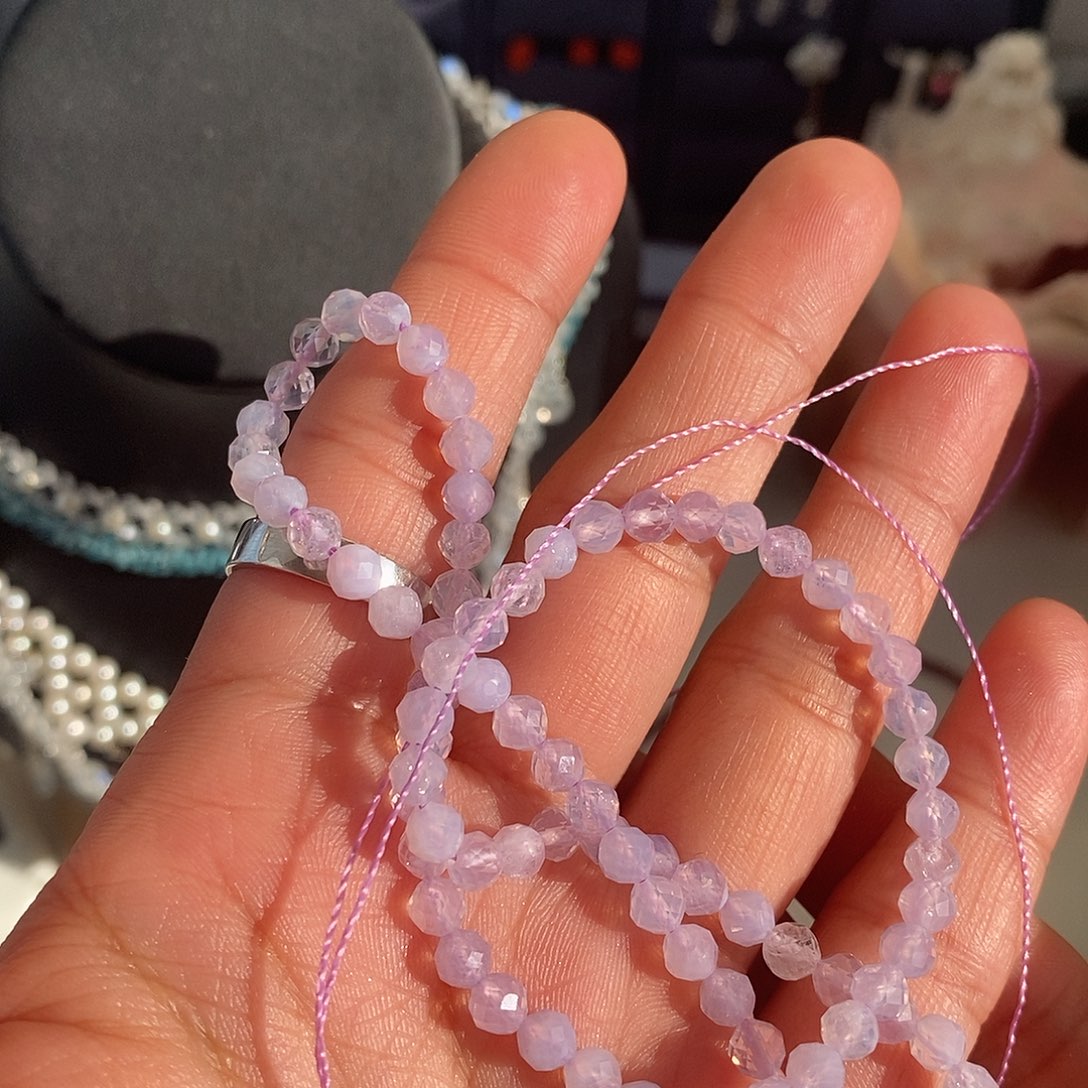 颈饰银S925镶嵌紫晶