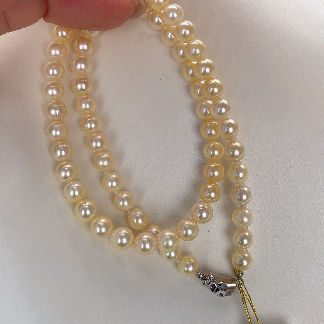 海水珍珠银S925镶嵌颈饰