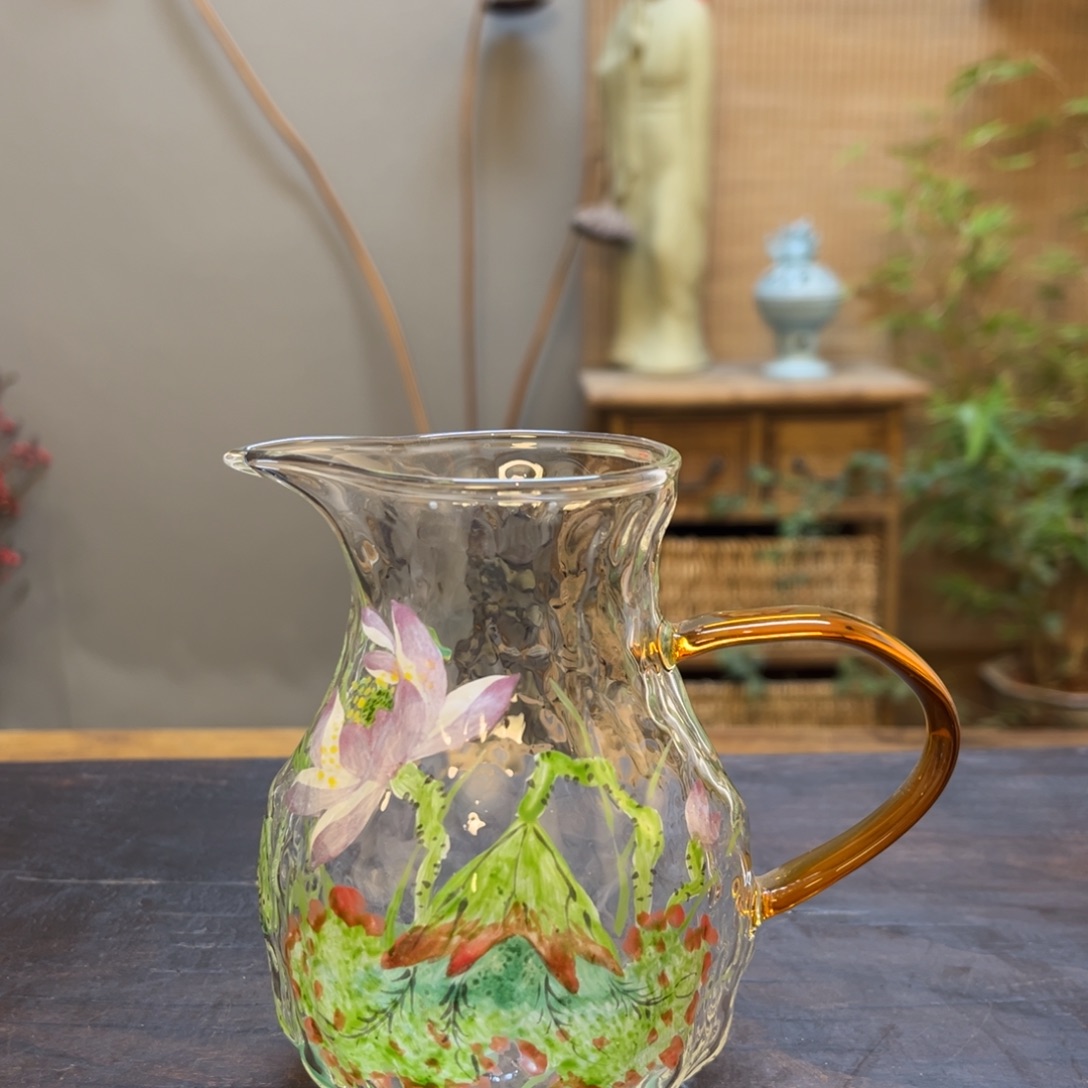 杯柴烧手工手绘陶瓷