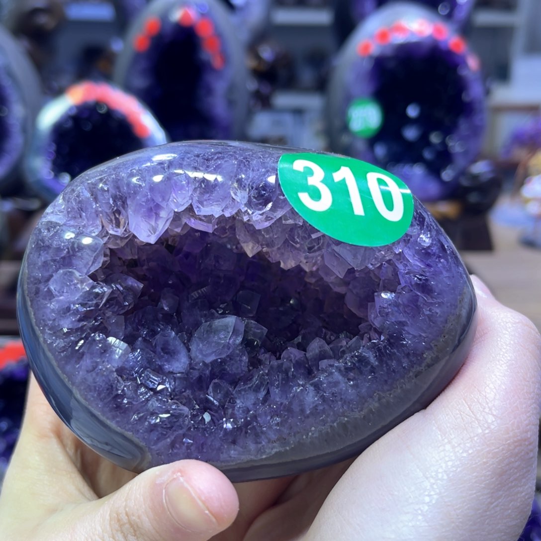 紫晶摆件未镶嵌紫水晶