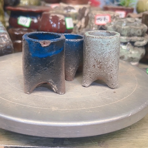 红陶粗陶花盆手工