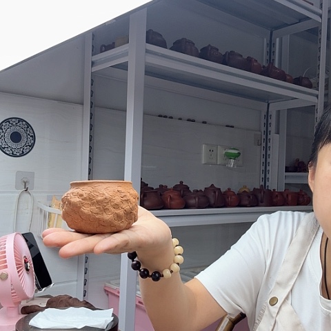 段泥茶案欣怡手制全手工供春主人杯