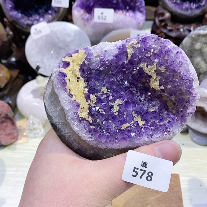 【闪购商品】水晶天然水晶摆件方解石未镶嵌