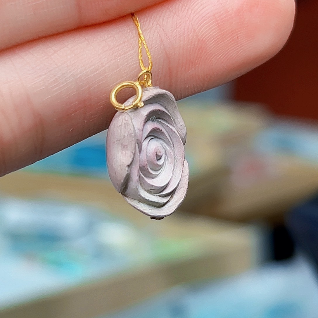 绿松石珠宝奇石18K金镶嵌