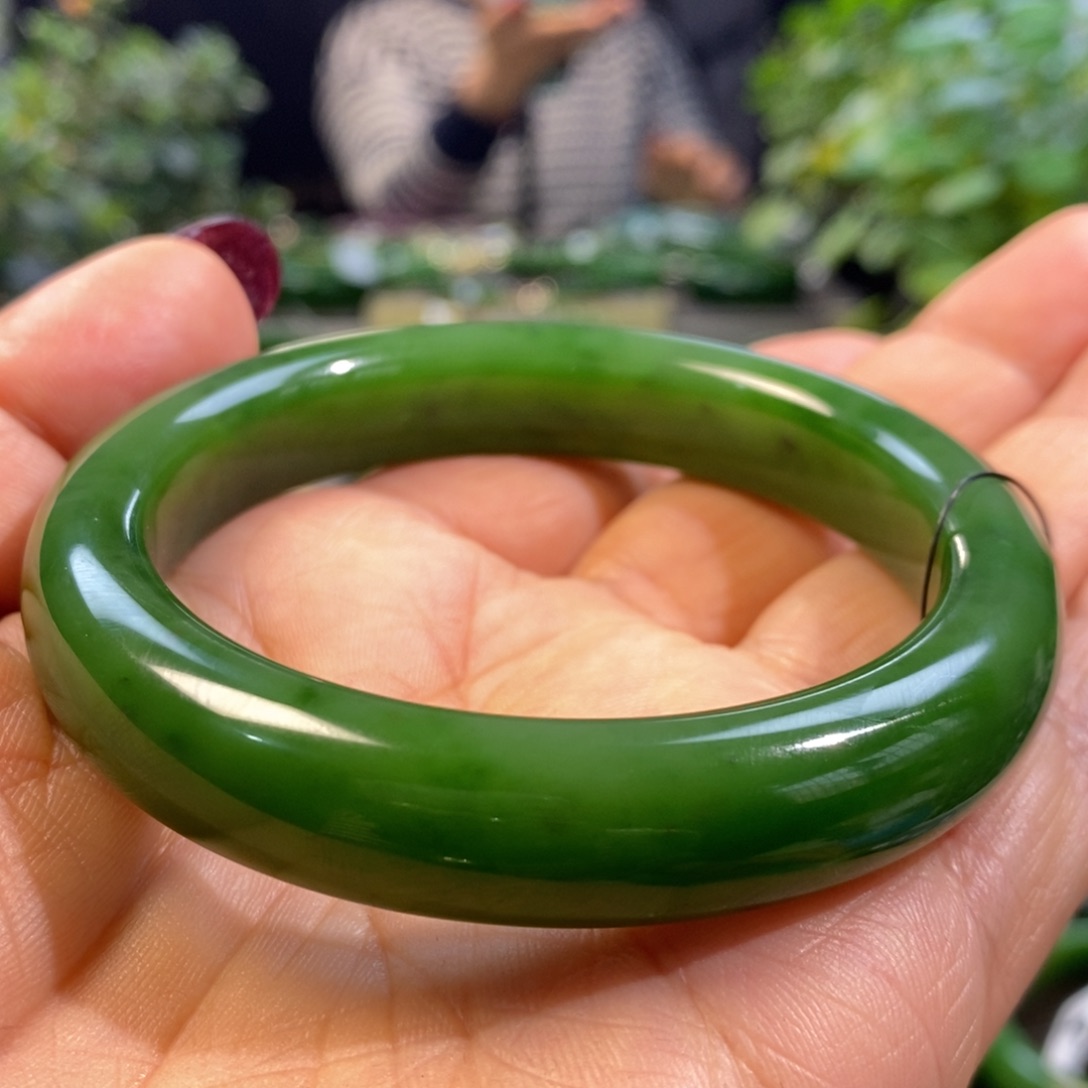 和田玉（碧玉）手镯未镶嵌