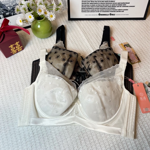 HY.花漾｜CD薄棉杯 大胸调整内衣 「心语心愿」系列 纯欲风