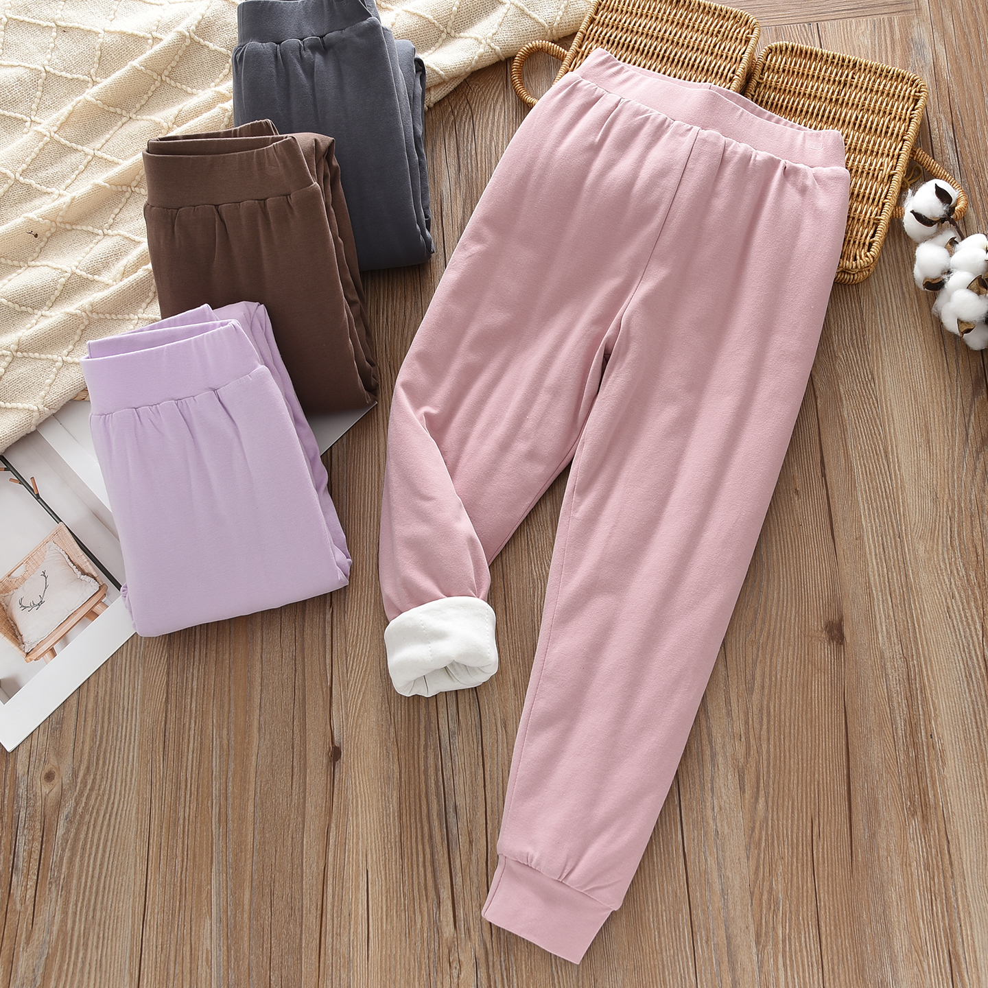 男女棉花棉裤儿童棉花内胆棉裤小女男孩校服神器保暖裤子冬棉裤