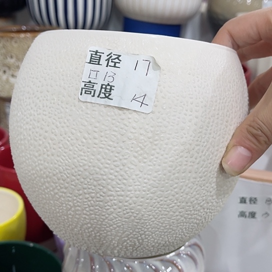 多肉绿植陶瓷花盆9.9包邮，有孔