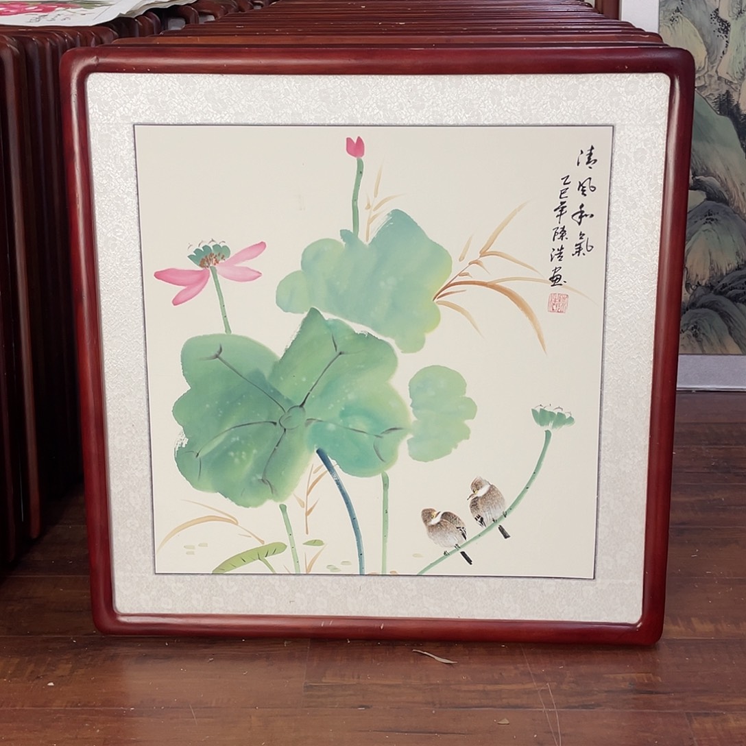 国画带框尺寸63*63厘米