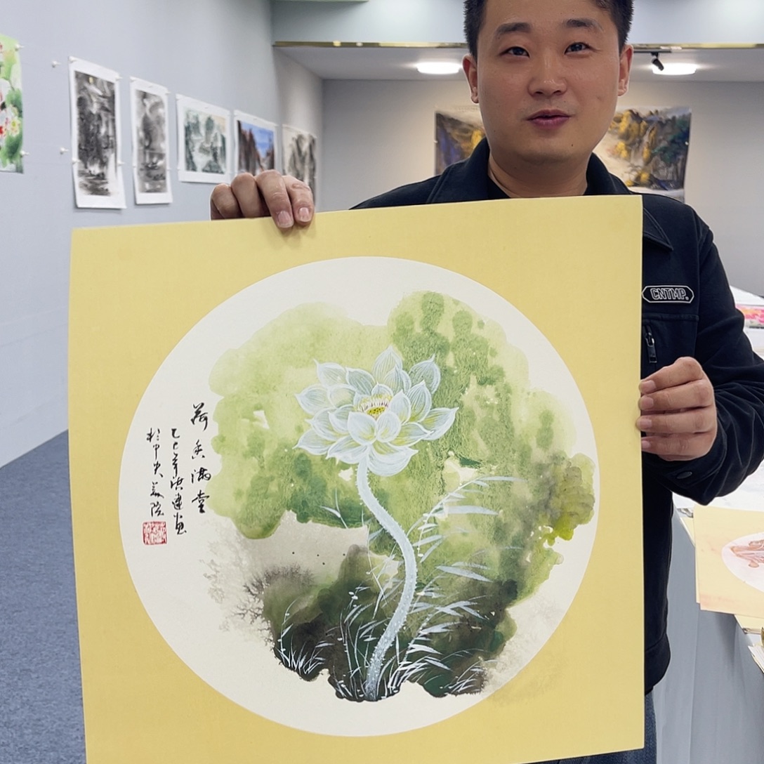 国画国画作品宣纸纯手绘