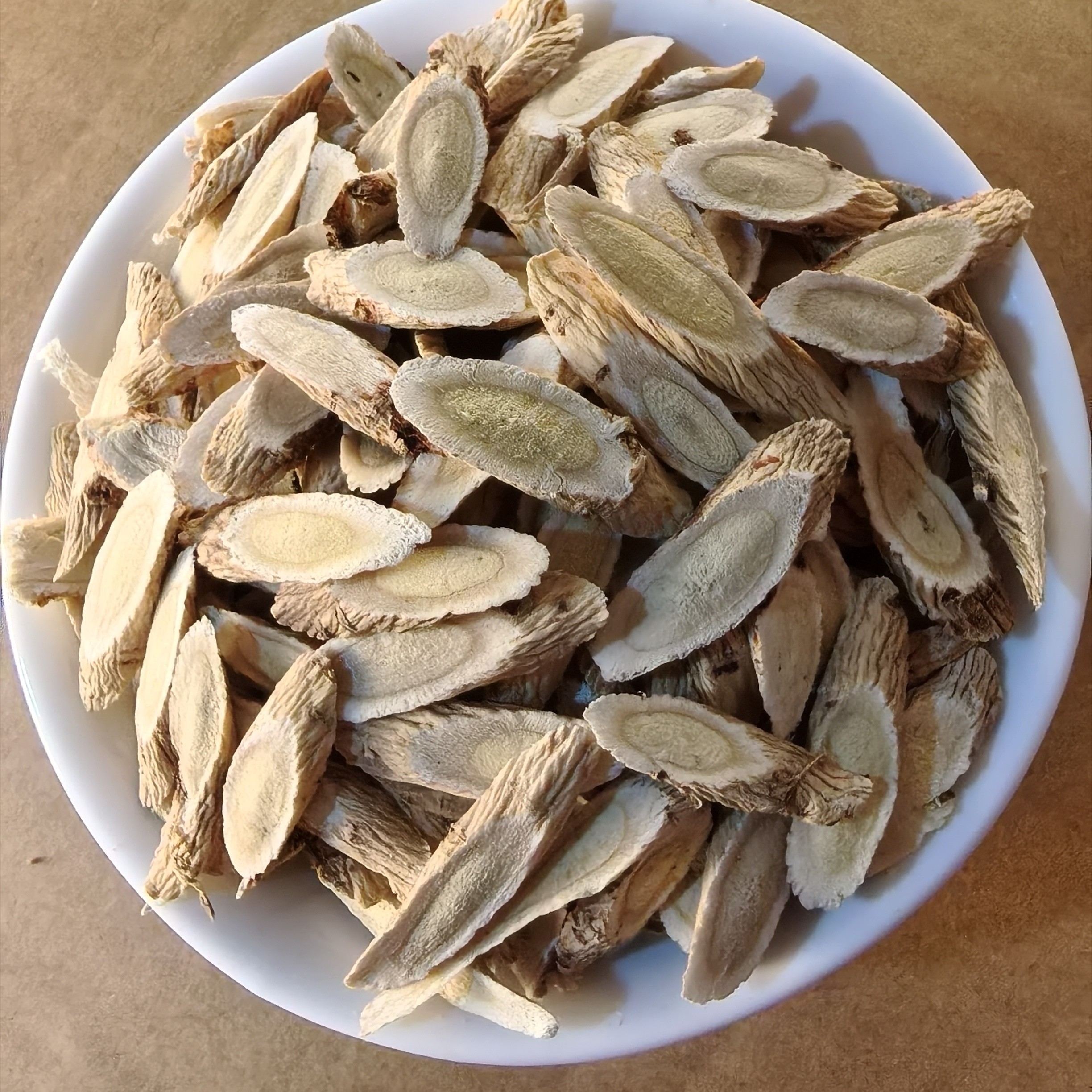 甘肃原产地野生黄芪（侧枝和尾枝切片）小片可泡水煲汤料150g起购