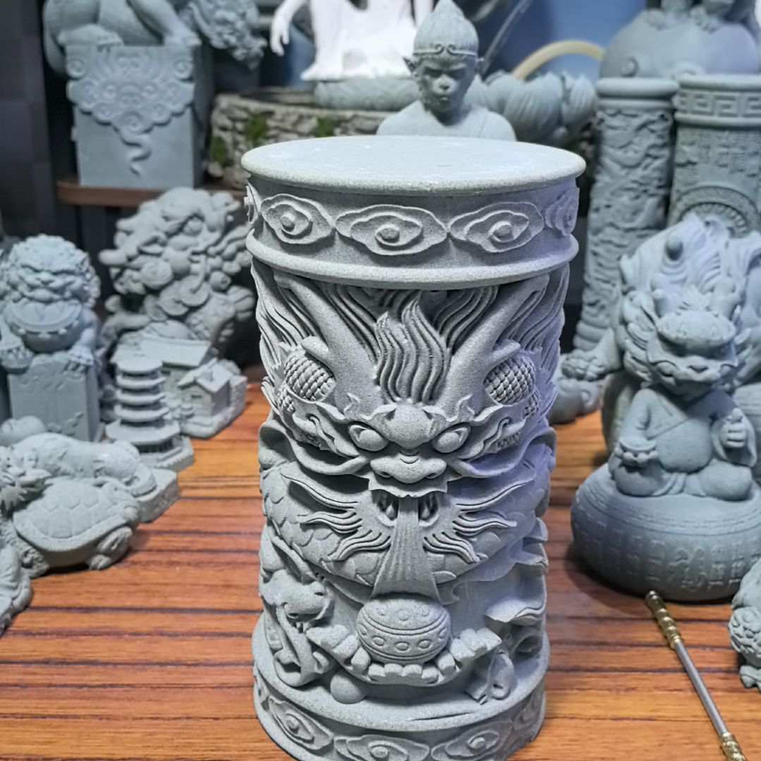 人造石青砂石造景摆件