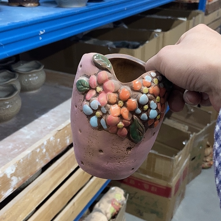 花盆单场满9.9发货9×13粉