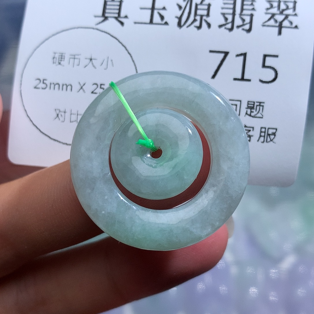 翡翠未镶嵌颈饰715