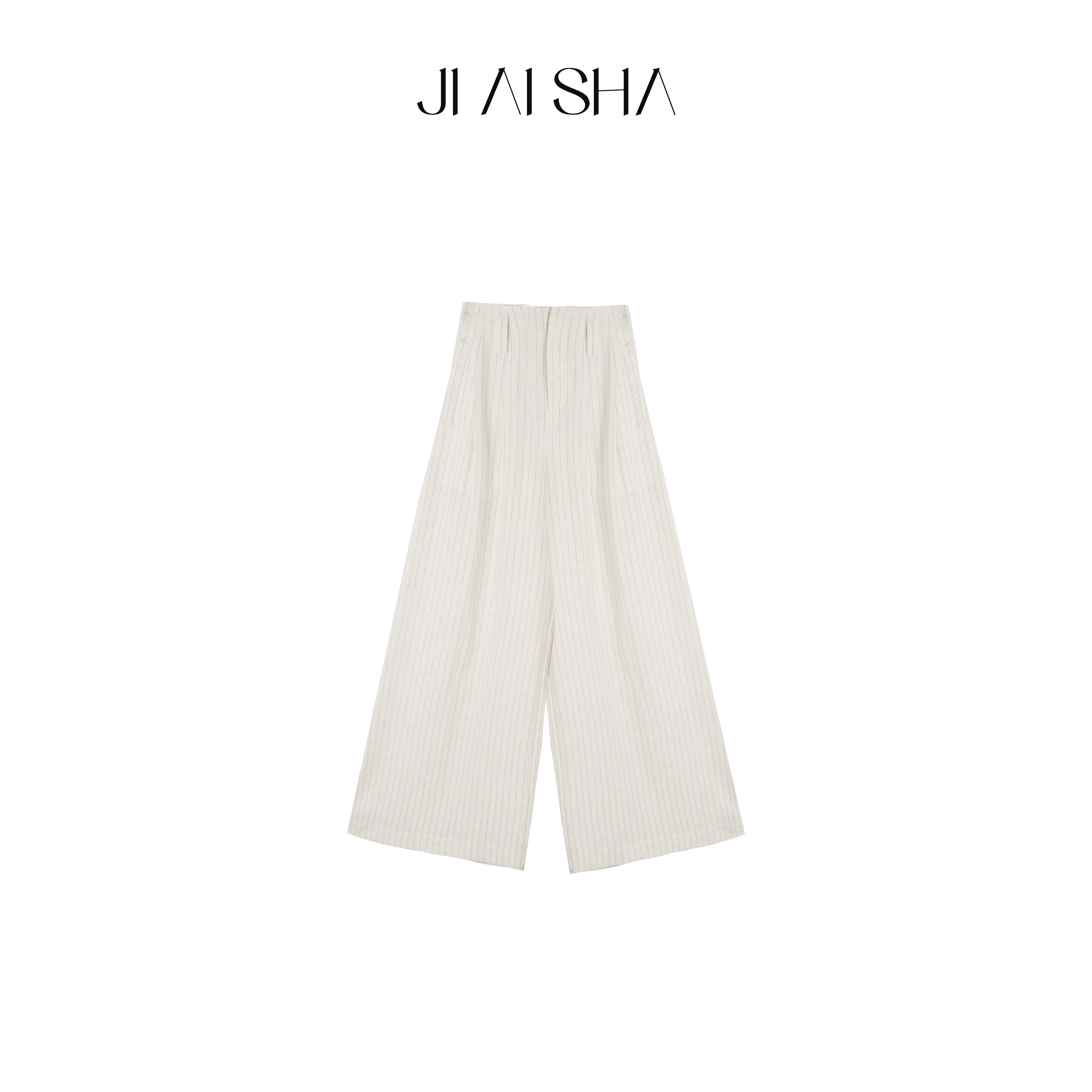 JAS 俊俊 莱赛尔条纹慵懒舒适百搭休闲西装裤 JAS-AN-2525
