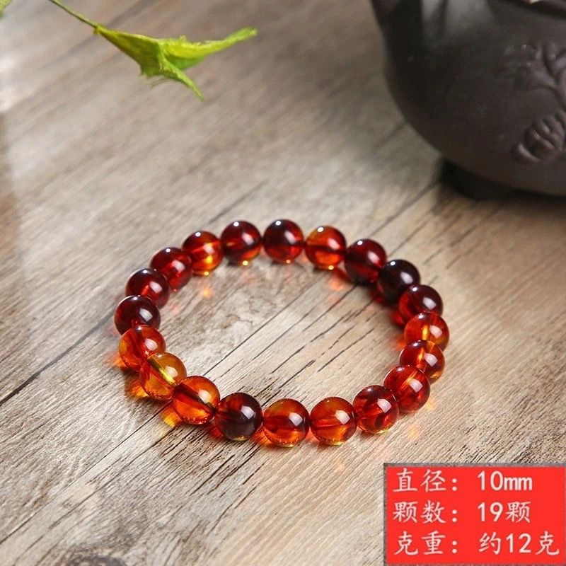 10mm血丝泊精美手串-243