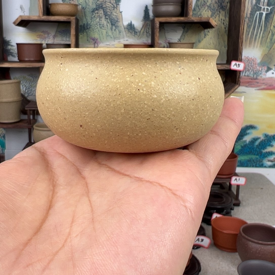 紫砂茶杯拙器甄选，纯原本矿。