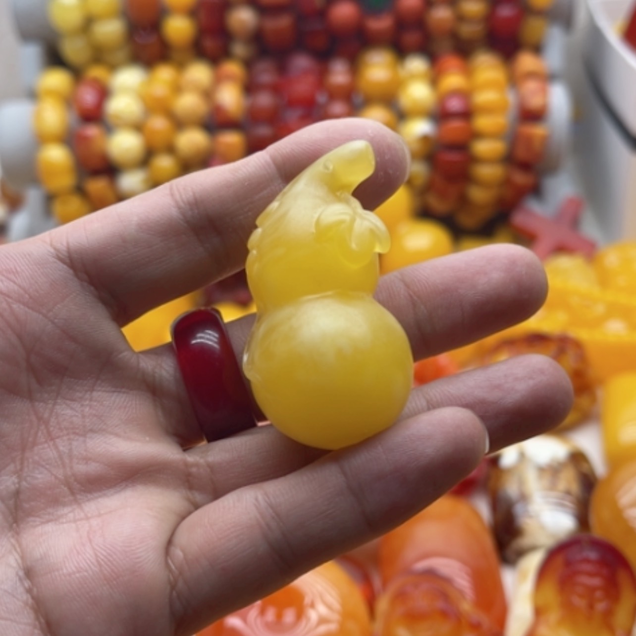 【闪购商品】蜜蜡项链未镶嵌蜜蜡葫芦