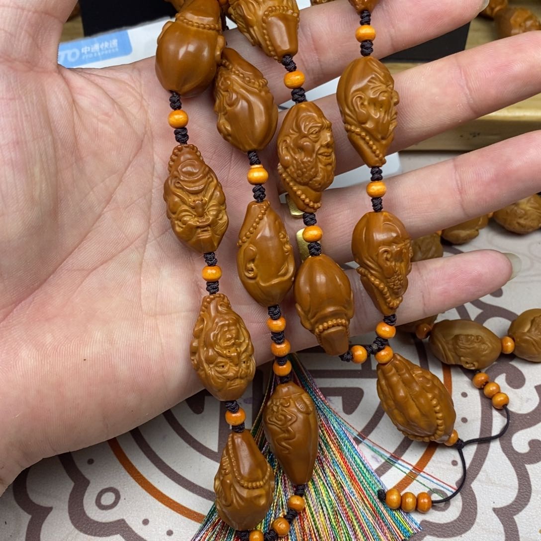 橄榄核手串/手链橄榄核橄榄核雕刻强