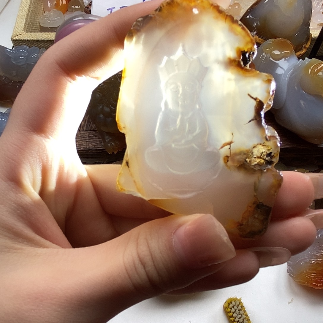 玛瑙/玉髓未镶嵌颈饰