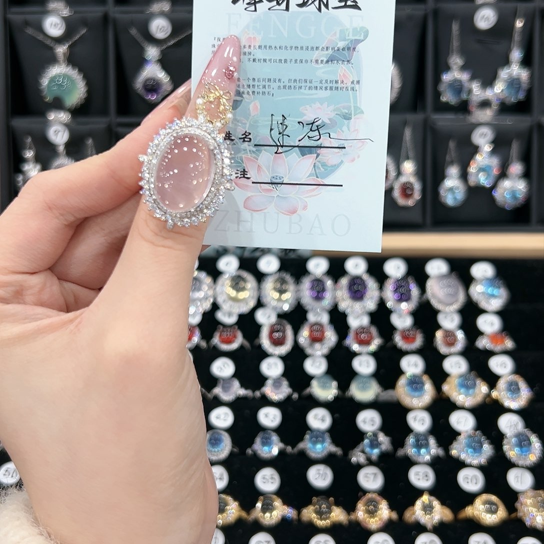 黄晶戒指银S925镶嵌速***?