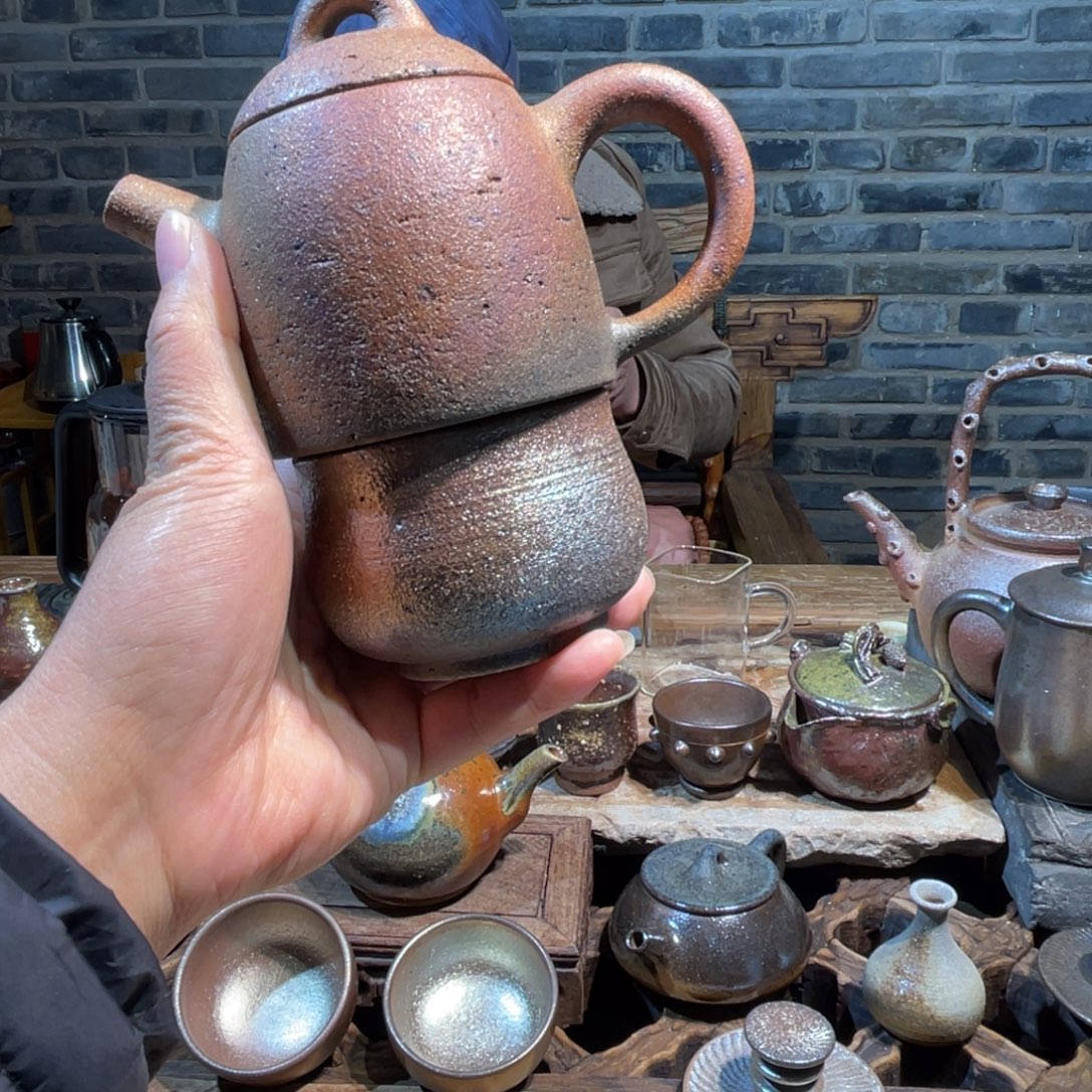 小***长杯子云南陶泥柴烧茶具
