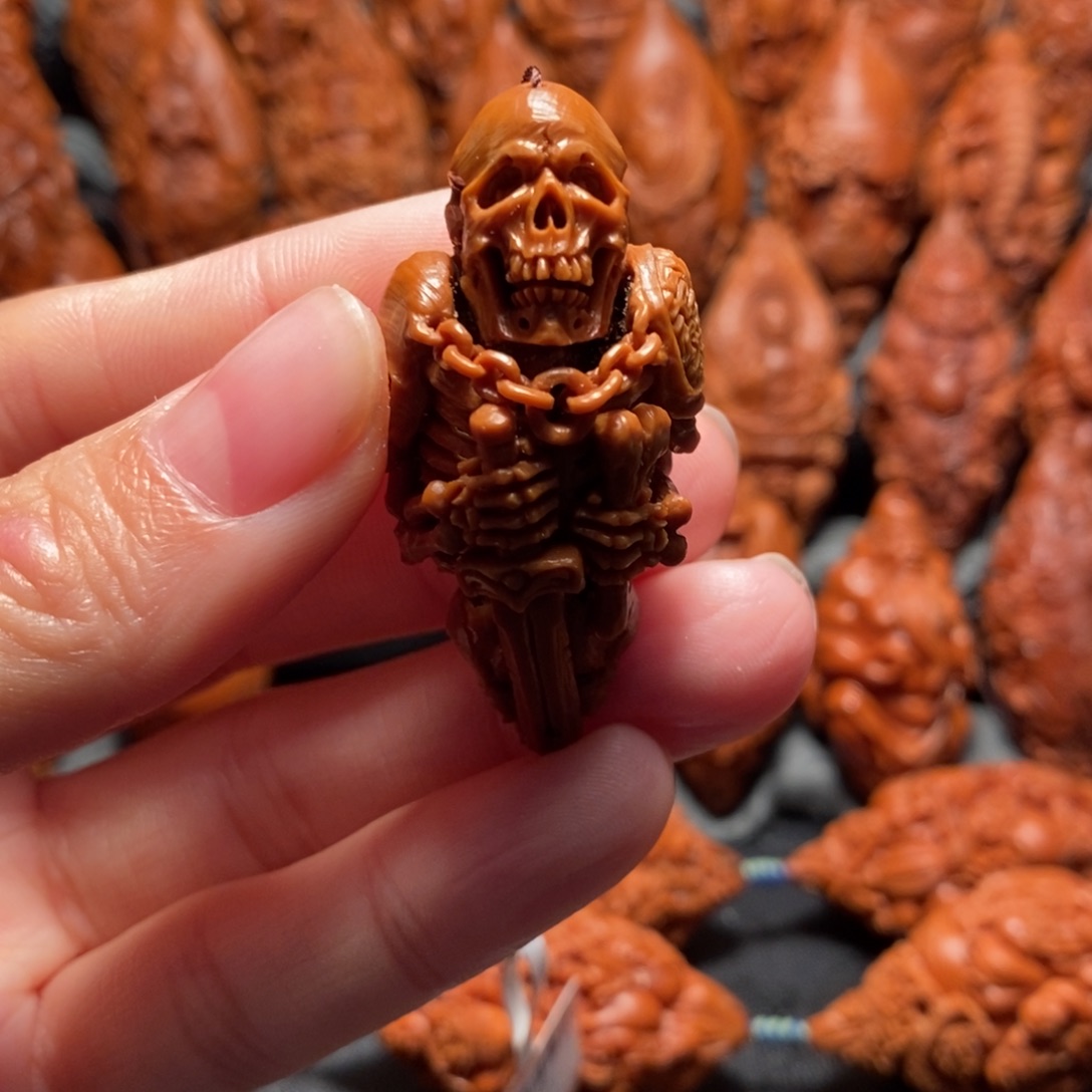 橄榄核手串/手链骷髅