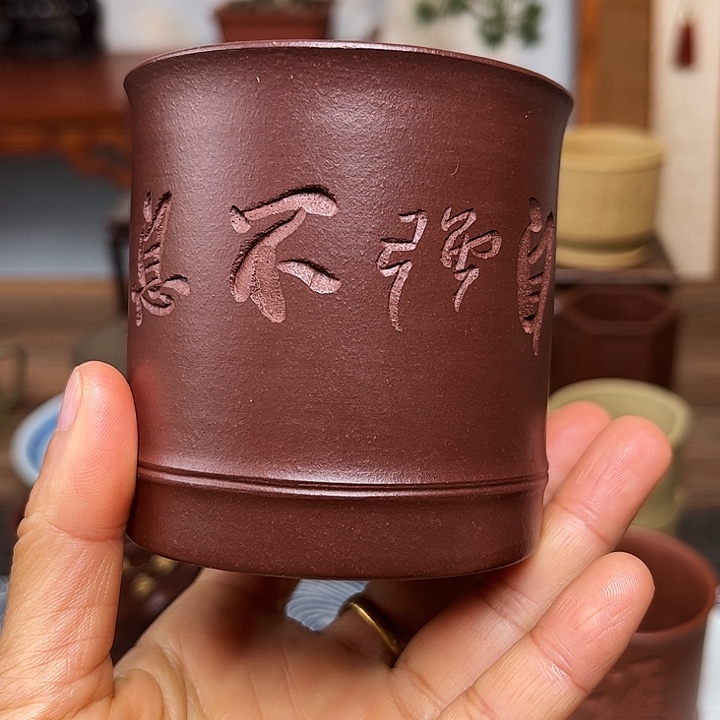 紫砂茶杯主人杯容量200毫升