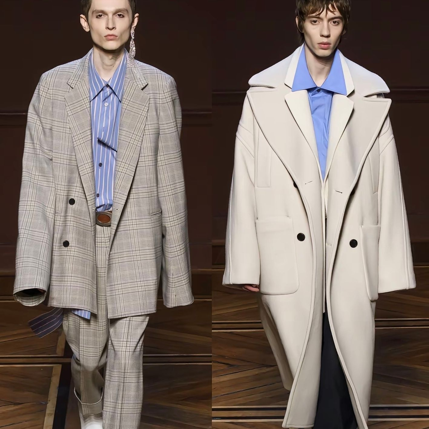 【4号链接DJ】25年老钱秋冬新款潮流时尚男士羽绒服防风053