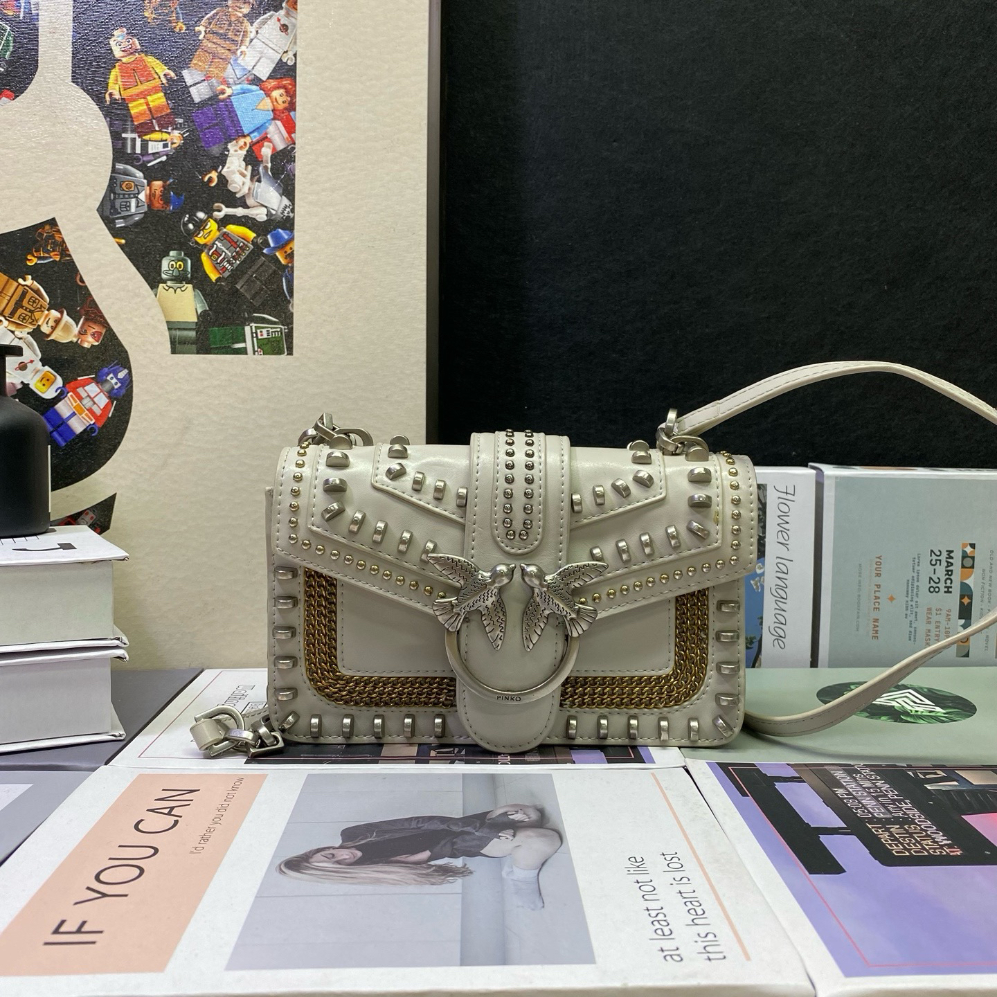 95新 PINKO 23690斜挎包21*13