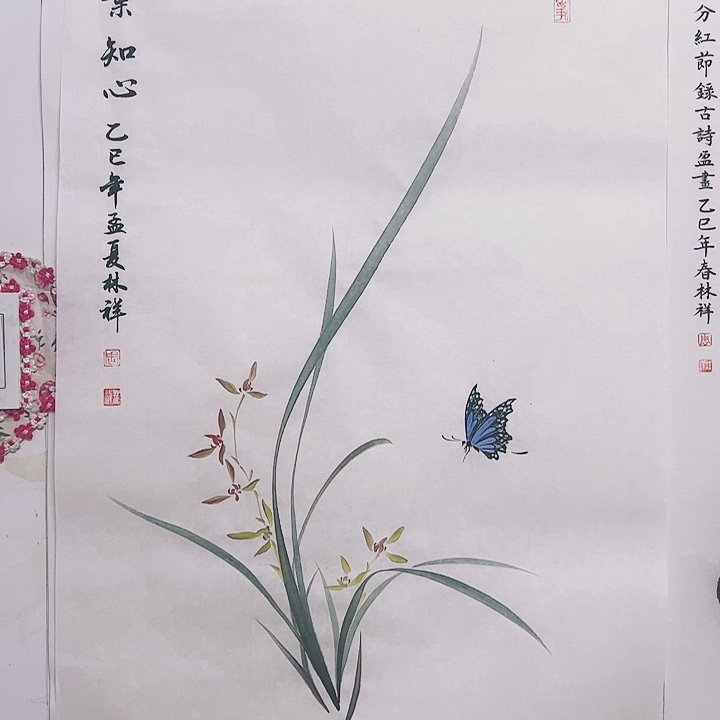 带灯款兰花尺寸69✖️46厘米