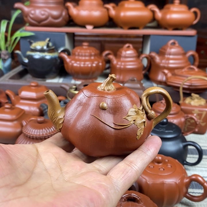 茶壶紫砂南瓜120-150cc特价促销