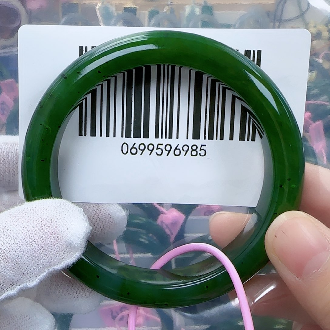 和田玉（碧玉）手镯未镶嵌57