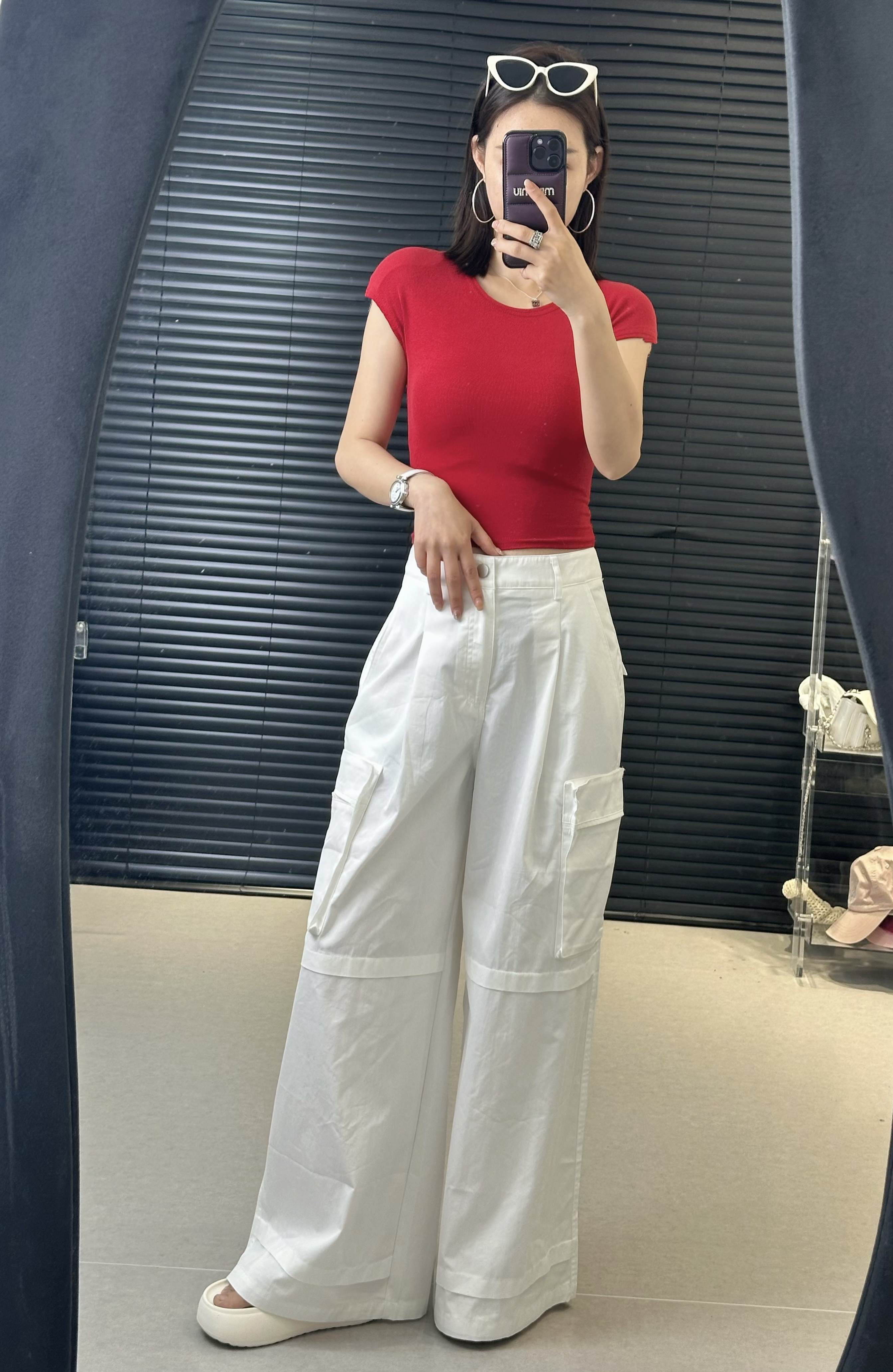 弹力上衣 颜色 奶黄 