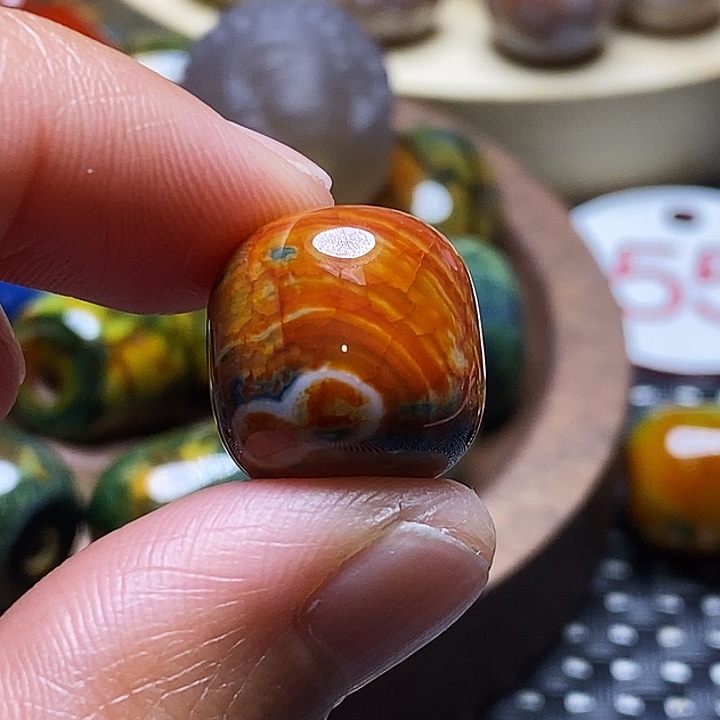 上***水玛瑙/玉髓未镶嵌颈饰