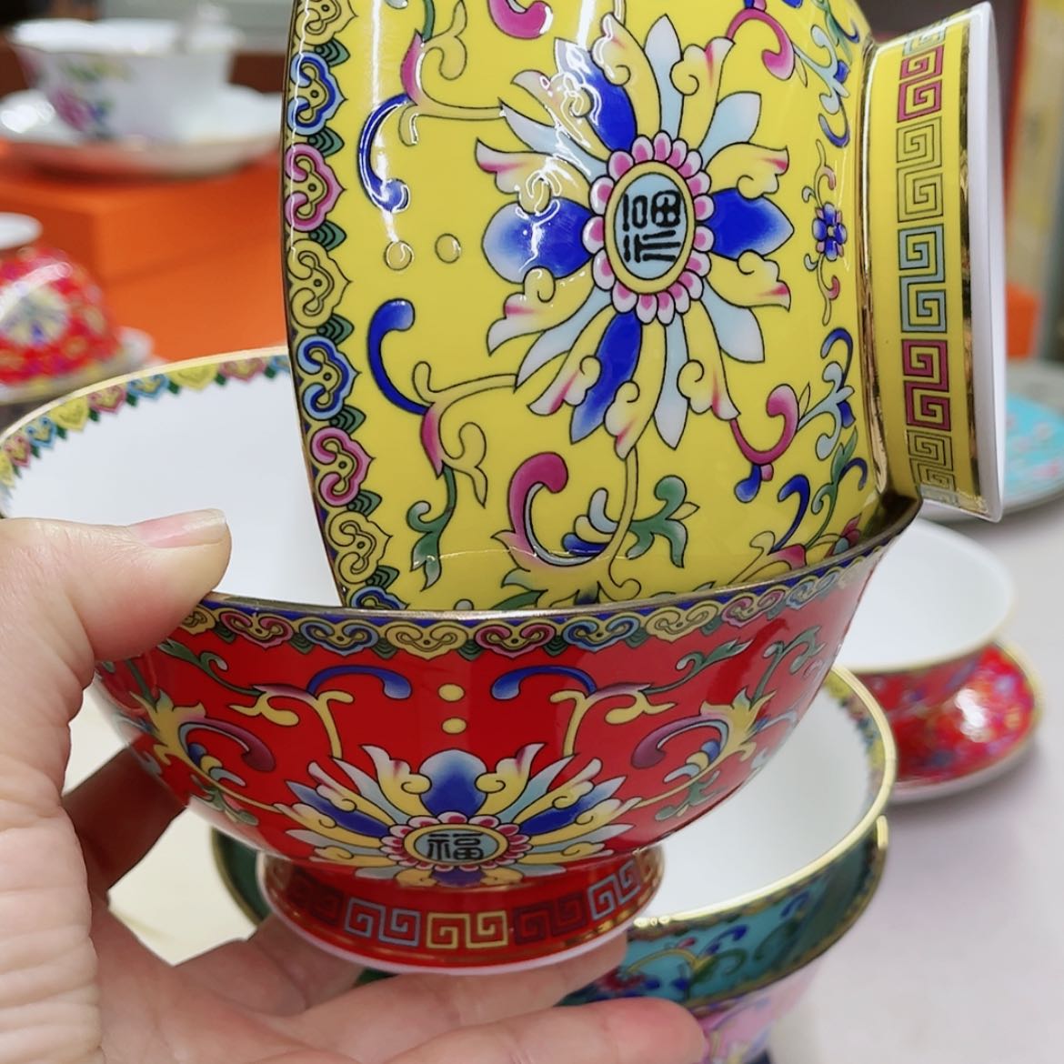 【闪购商品】珐琅6寸2个……………………