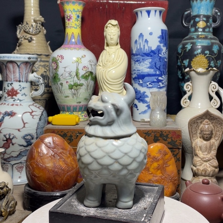 瓷片青花瓷器手工制作